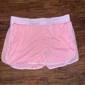 Jambys Soft Pink Athletic Shorts with Elastic Waistband